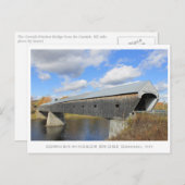 Cornish-Windsor Bridge Postkarte (Vorne/Hinten)