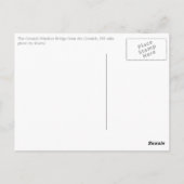 Cornish-Windsor Bridge Postkarte (Rückseite)