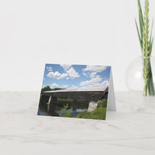 Cornish Windsor Covered Bridge Notizkarte Dankeskarte