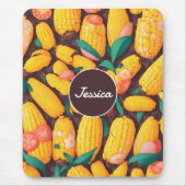 Cornmosaik Personalisiertes Muster Mousepad (Vorne)