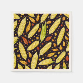 Cornmuster Ernte Tag Herbst Serviette