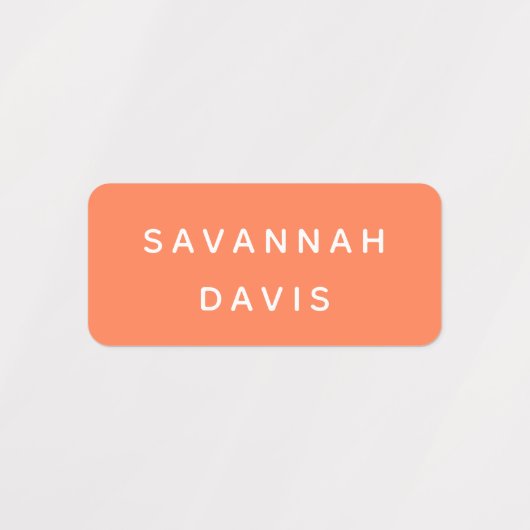 Cornorange-Mädchen Etiketten (Design 1)