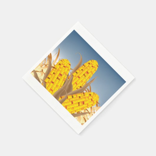 Cornpapier Napkins Serviette (Ecke)