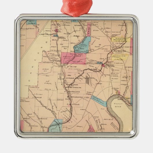 Cornplanter Gemeinde Silbernes Ornament (Vorne)