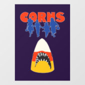 CORNS FENSTERAUFKLEBER (Blatt)