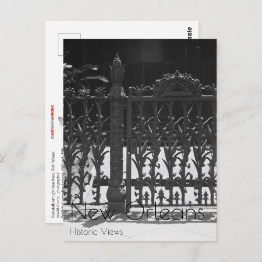 Cornstalk Wrotish Iron Gate Postkarte (Vorne/Hinten)