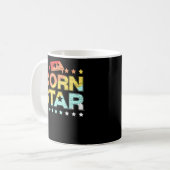 Cornstar a Cornhole Player Funny Kaffeetasse (Vorderseite Links)
