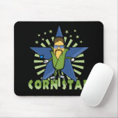 Cornstar Funny Cornhole Players Design Mousepad (Mit Mouse)