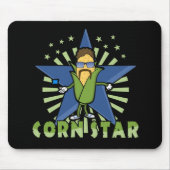 Cornstar Funny Cornhole Players Design Mousepad (Vorne)