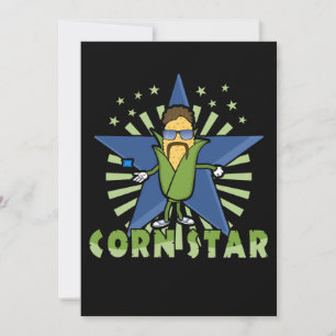 Cornstar Funny Corole Players Design Dankeskarte