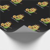 Corntry Singer Funny Corn Pun Dark BG Geschenkpapier (Ecke)