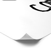 Corntry Singer Funny Corn Pun Poster (Ecke)