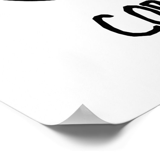 Corntry Singer Funny Corn Pun Poster (Ecke)