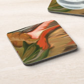 Cornucopia Abstrakt Art Getränkeuntersetzer (Linke Seite)