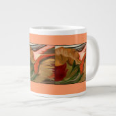 Cornucopia Abstrakt Art Jumbo-Tasse (Vorderseite Rechts)