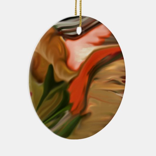 Cornucopia Abstrakt Art Keramikornament (Rechts)