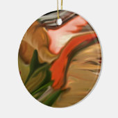 Cornucopia Abstrakt Art Keramikornament (Links)