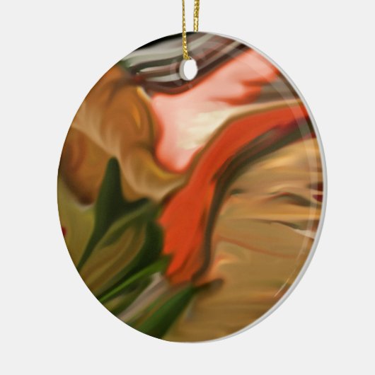 Cornucopia Abstrakt Art Keramikornament (Links)