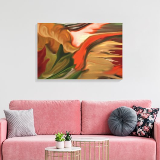 Cornucopia Abstrakt Art Leinwanddruck (Insitu (Wohnzimmer))