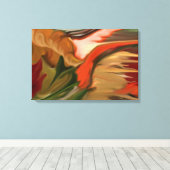 Cornucopia Abstrakt Art Leinwanddruck (Insitu (Holzboden))