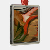 Cornucopia Abstrakt Art Ornament Aus Metall (Rechts)