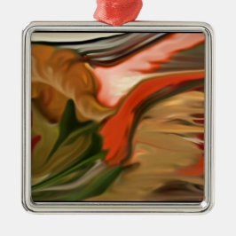 Cornucopia Abstrakt Art Ornament Aus Metall