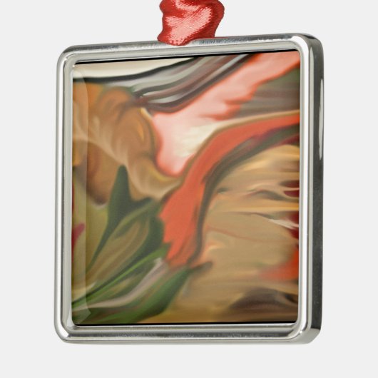 Cornucopia Abstrakt Art Ornament Aus Metall (Links)