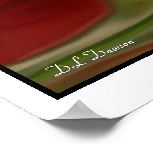 Cornucopia Abstrakt Art Poster (Ecke)