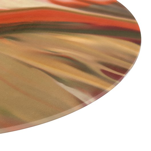 Cornucopia Abstrakt Art Schneidebrett (Ecke)