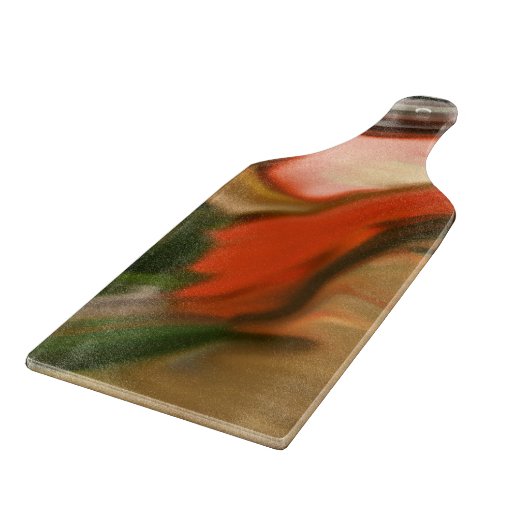 Cornucopia Abstrakt Art Schneidebrett (Ecke)