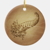 Cornucopia Abundance Roman Keramikornament (Hinten)