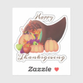 Cornucopia-Aufkleber Aufkleber (Blatt)