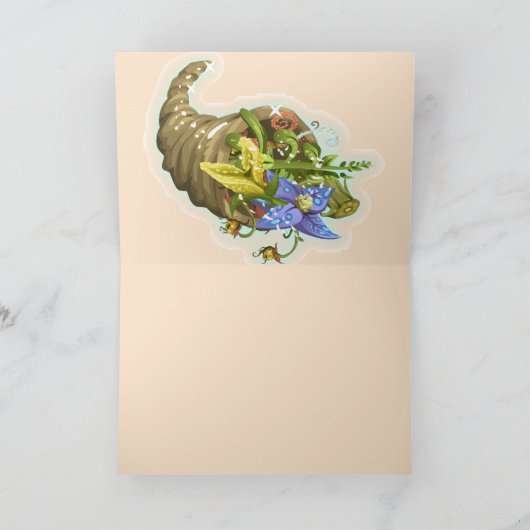 CORNUCOPIA BLANK - KOMPLETTKARTE KARTE (Innenseite)