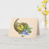 CORNUCOPIA BLANK - KOMPLETTKARTE KARTE (Gelbe Blume)