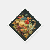 Cornucopia Ernte: Großes Fest Serviette (Ecke)