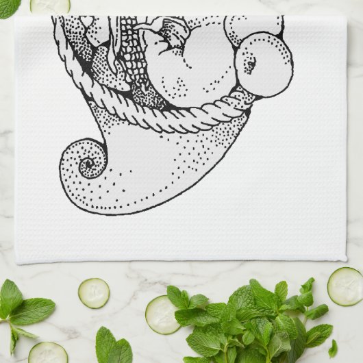 Cornucopia Geschirrtuch (Gefaltet)