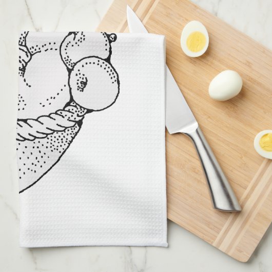 Cornucopia Geschirrtuch (Viertel Falte)