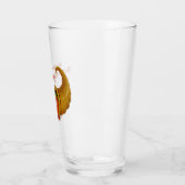 Cornucopia Happy Thanksgiving Glas (Links)