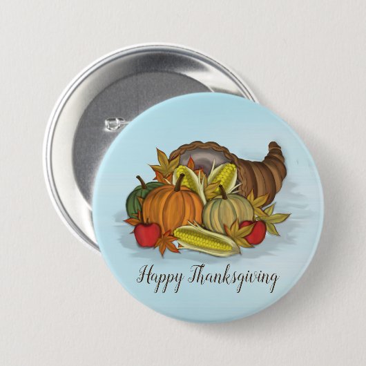 Cornucopia Harvest Button (Vorne & Hinten)