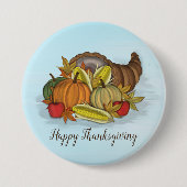 Cornucopia Harvest Button (Vorderseite)