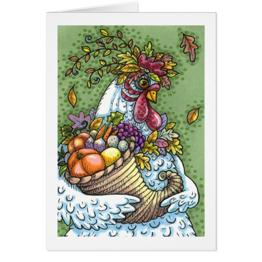 CORNUCOPIA HEN, ERNTEDANK CHICKEN HARVEST Leere (Vorne)