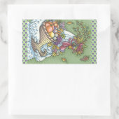 CORNUCOPIA HEN, ERNTEDANK CHICKEN STICKERS REc (Tasche)