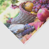 Cornucopia Herbst Ernte Koch Tabelle Seidenpapier (Ausschnitt)