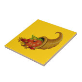 Cornucopia/Horn von Plenty Fliese (Seite)