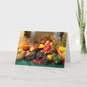 Cornucopia, Horn von Plenty, Karte (Vorderseite)