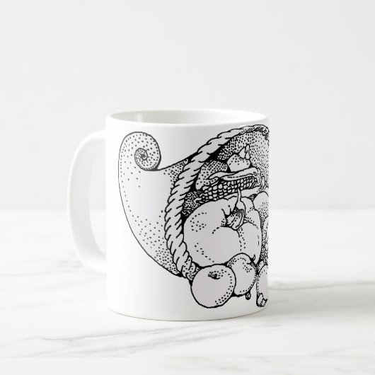 Cornucopia Kaffeetasse (Vorderseite Links)