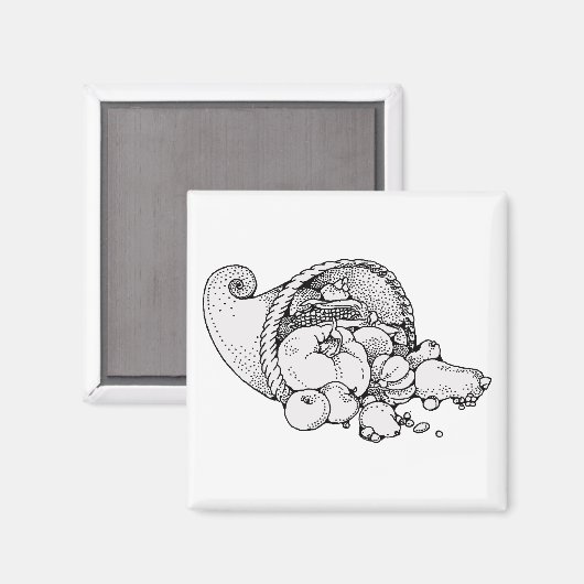 Cornucopia Magnet (Vorderseite/Rückseite)