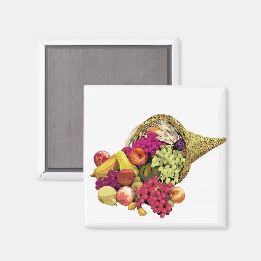 Cornucopia-Magnet Magnet (Vorderseite/Rückseite)