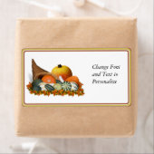 Cornucopia mit Fall Gourds (Insitu)