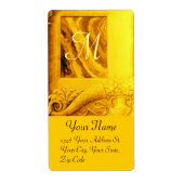 CORNUCOPIA MONOGRAM , hellgoldgelb braun (Vorne)